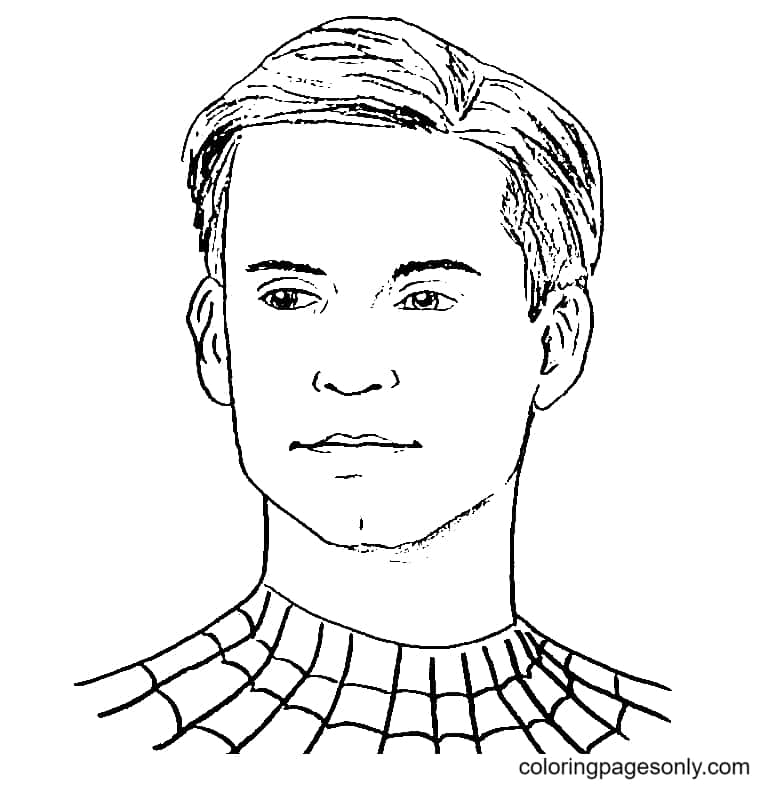 Andrew garfield spiderman coloring pages