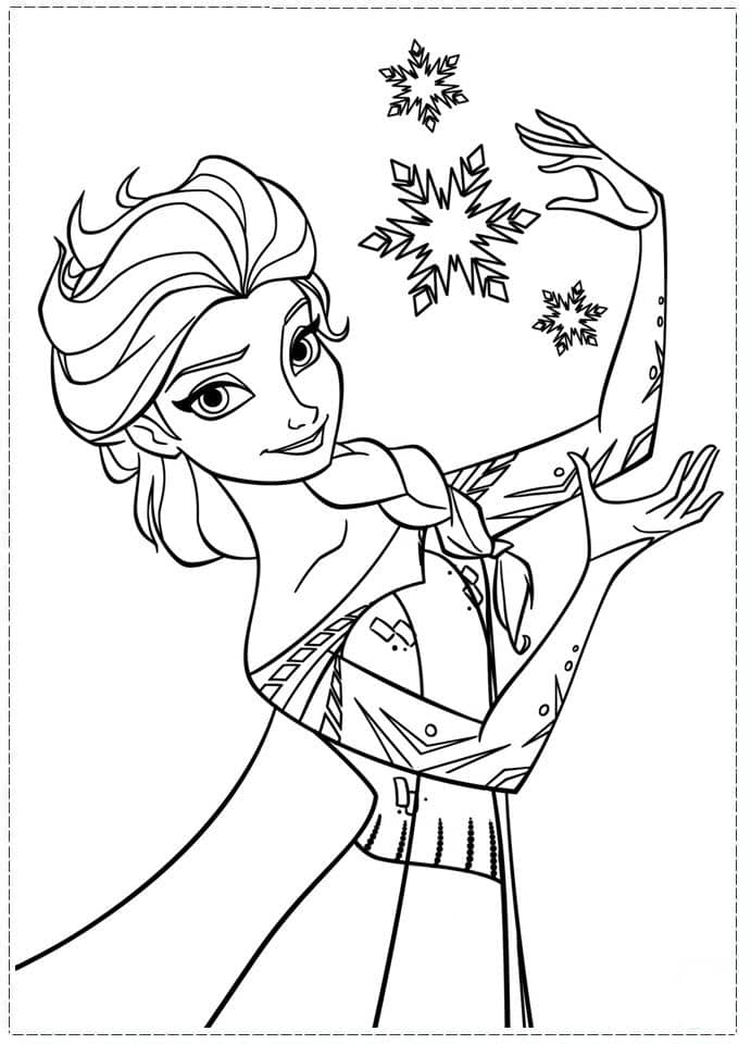 free coloring pages frozen