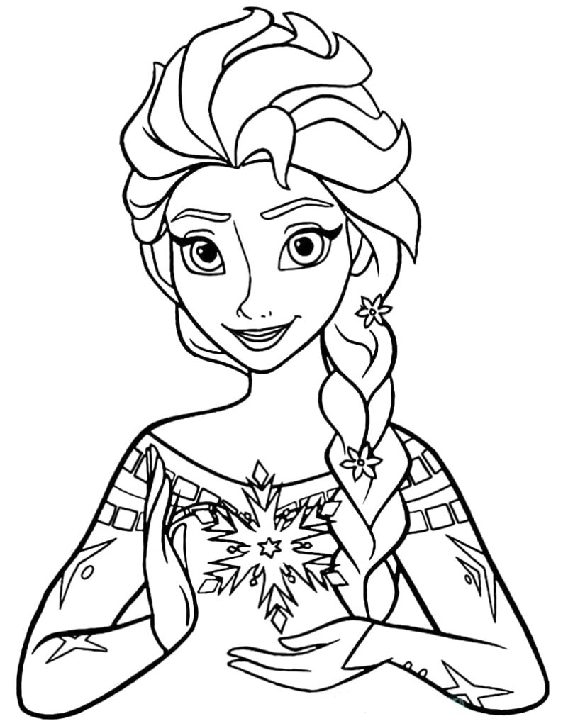 Free printable coloring pages frozen