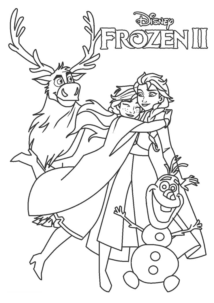 Top 30+ Frozen Coloring Pages | coloring pages for frozen printable