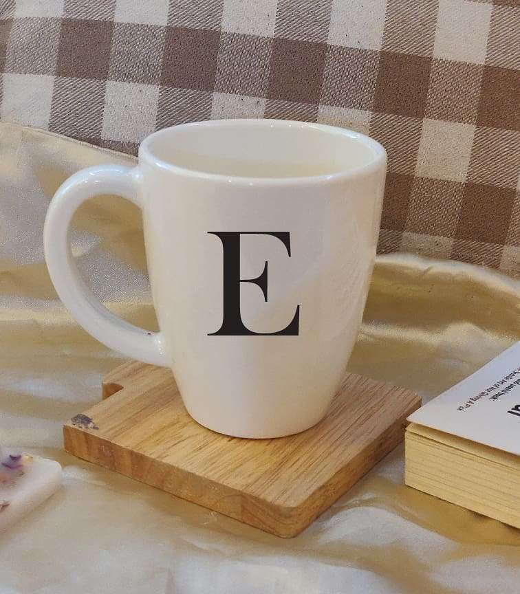 E Letter Mug DP