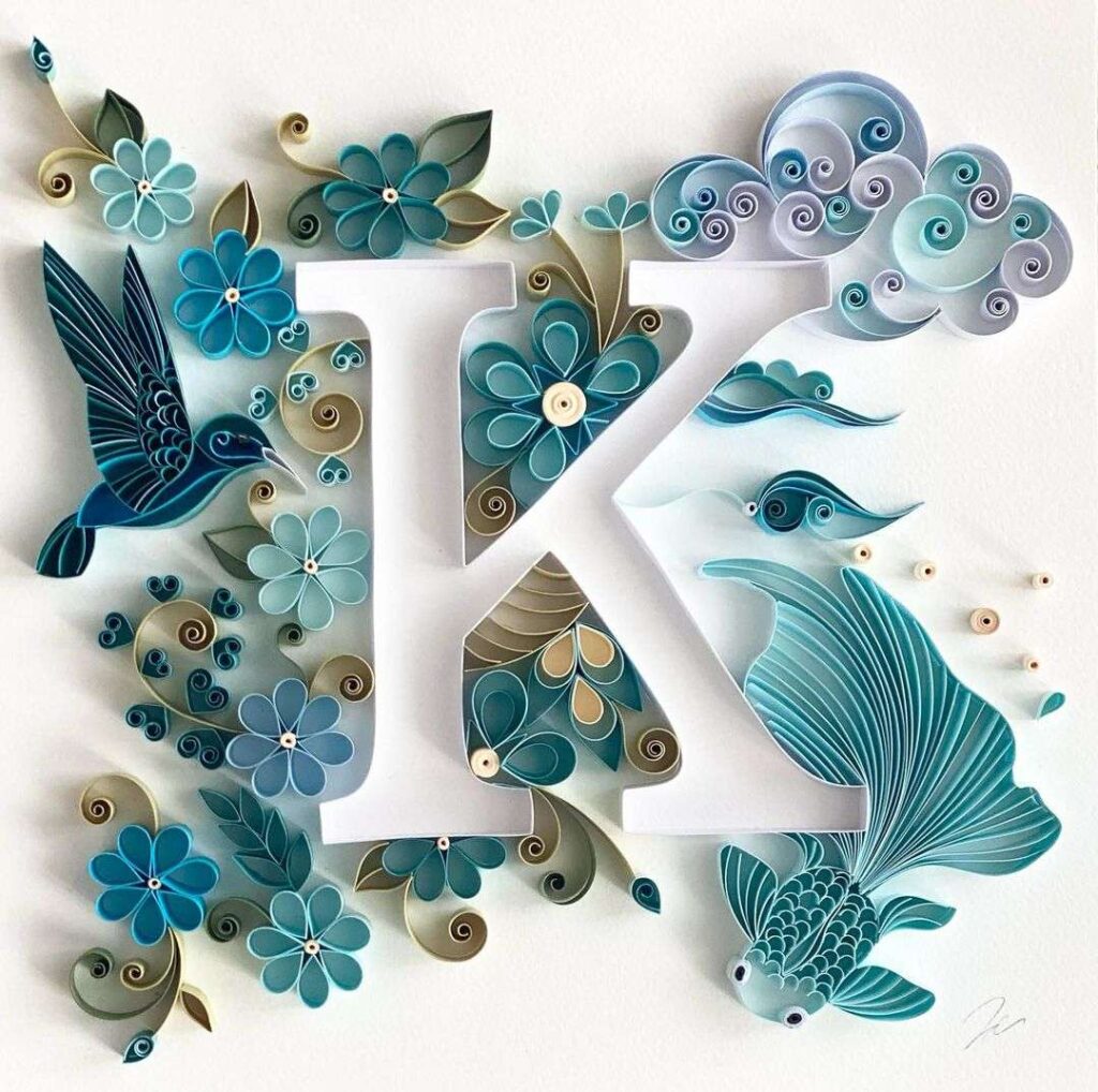K-Letter-Beautiful-Dp
