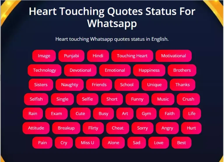 Best Heart Touching status in English