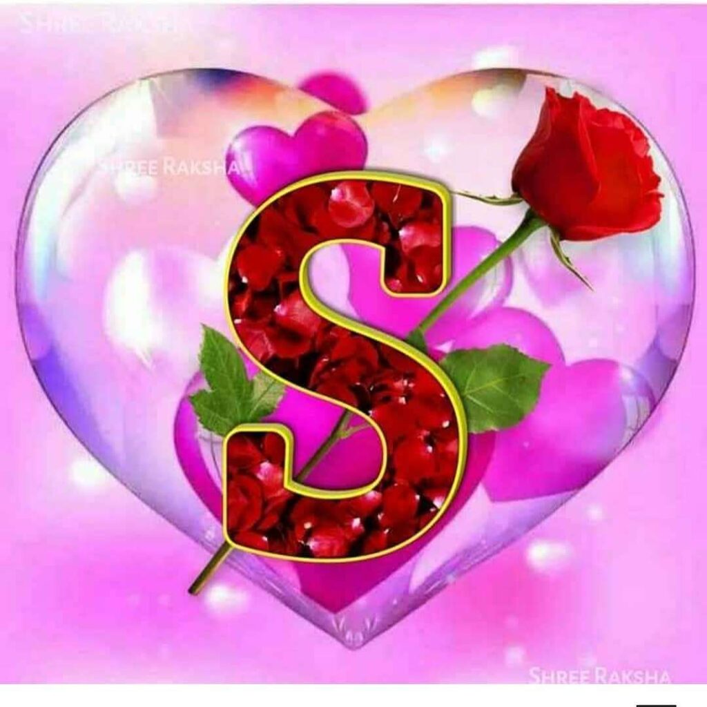 Stylish S Letter Love DP Download